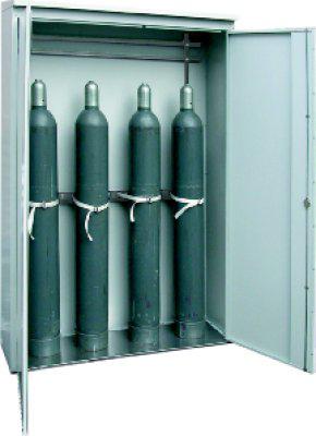 Produktbild Lacont TRG-Schrank 2 Türen grau,f.3Fl.a.50l bild 3