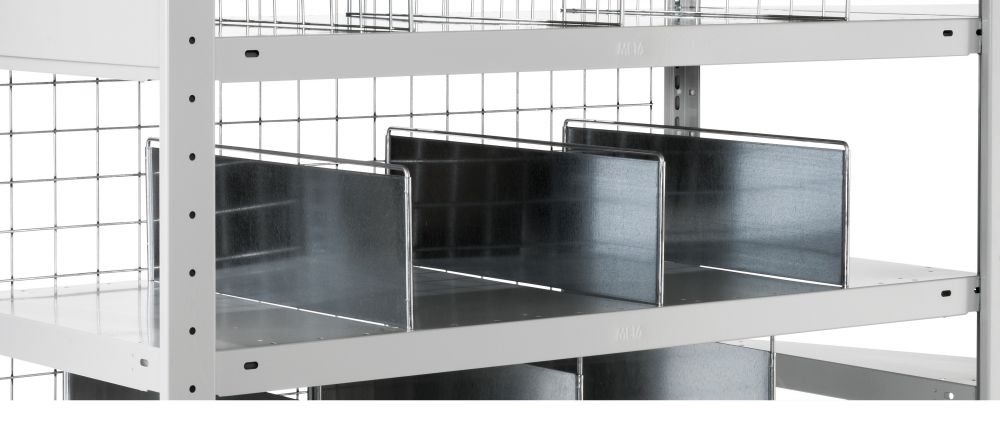 Produktbild Meta Fachteiler freistehend T500 x H140 mm verzinkt bild 1