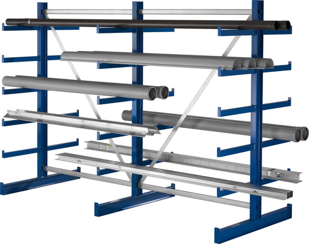 Produktbild Meta Kragarmregal ATLAS ST L6750 mm einseitig