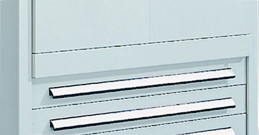 Produktbild Meta Clip-Zwischenholm bei 2 Türen RAL7035