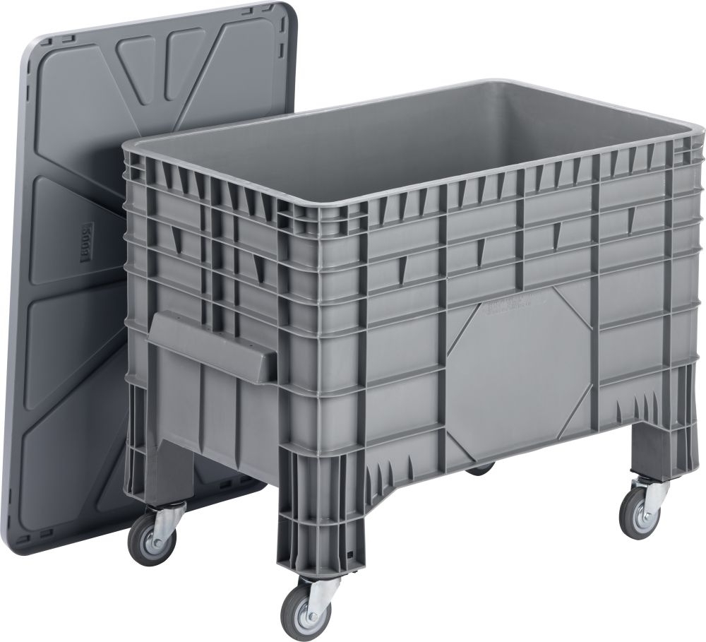 Produktbild Alpha Großbehälter PE,4 Räder 1040x640x790mm,gr