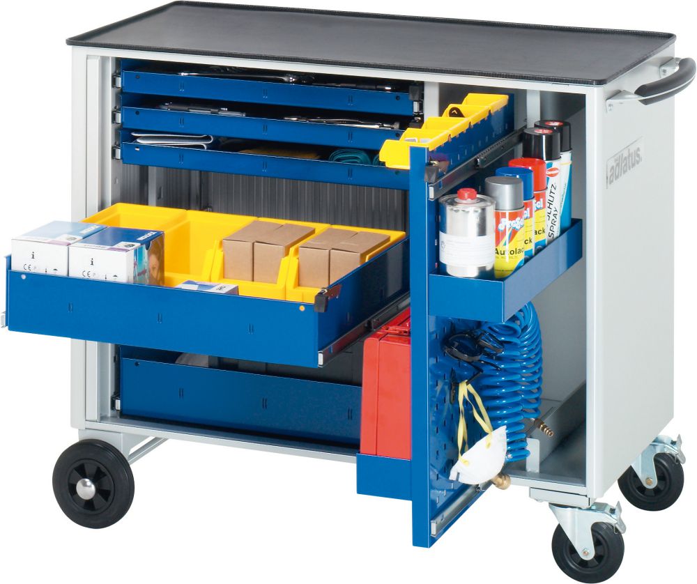 Produktbild RAU Werkstattwagen B1000 5SL 1LW grau/blau