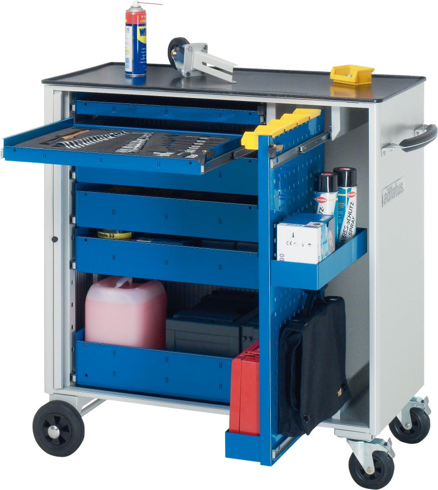 Produktbild RAU Werkstattwagen B1000 6SL 1LW grau/blau