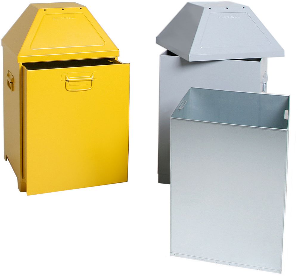 Produktbild Stumpf Abfallbehälter ca. 80 l sandgelb H660/870 mm