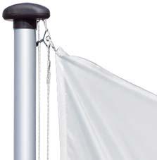 Produktbild Mannus Fahnenmast Signal 6 m, Bodenhülse LK75 bild 5