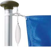 Produktbild Mannus Fahnenmast Tornado 7 m, Bodenhülse B100 bild 2