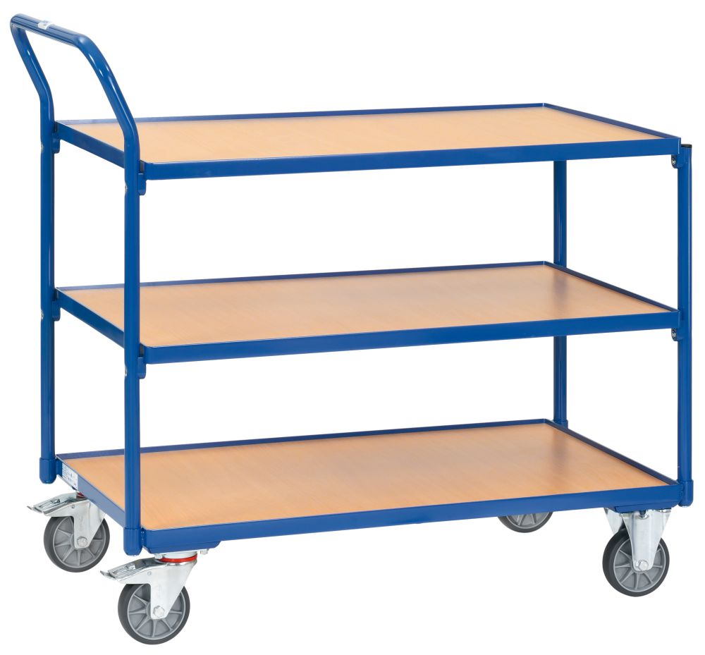 Produktbild FETRA Tischwagen Transportwagen 2750 250kg 3 Böden 850x500mm bild 1