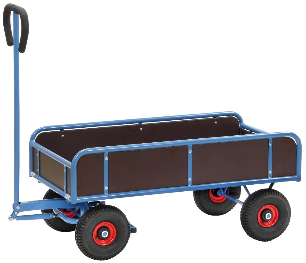 Produktbild FETRA Handwagen Transportwagen 4124 400kg 1145x645mm m.4Wänd.