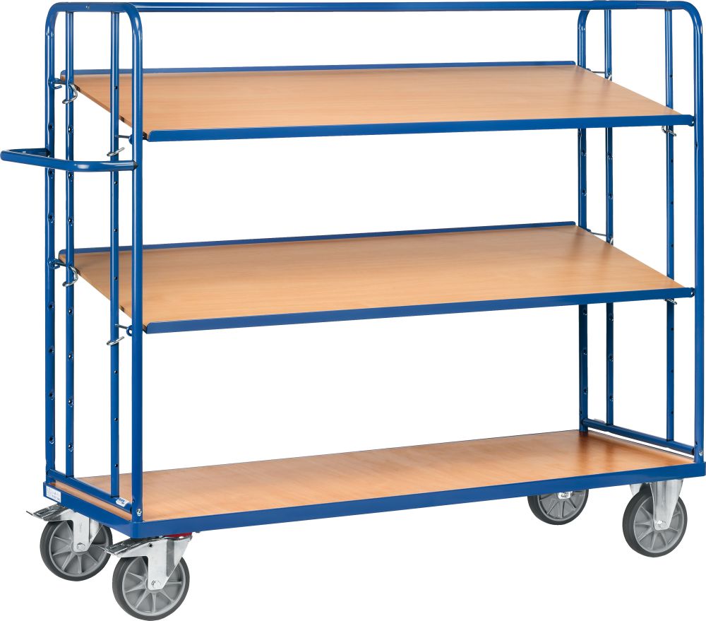 Produktbild FETRA Etagenwagen Transportwagen 4295 400kg 3 Böden 1250x610mm