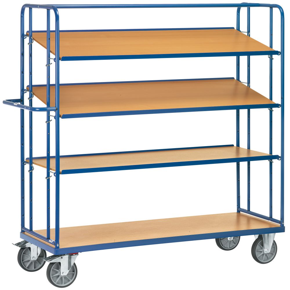 Produktbild FETRA Etagenwagen Transportwagen 4395 400kg 4 Böden 1250x610mm