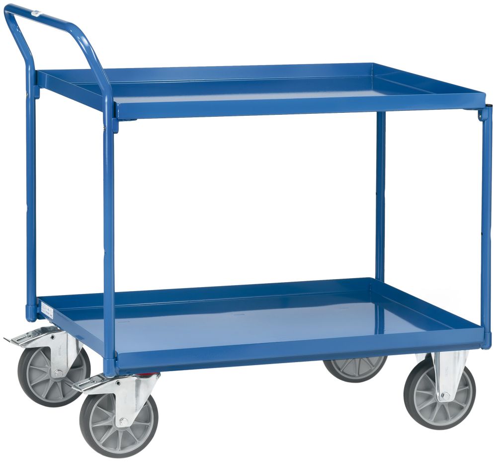 Produktbild FETRA Tischwagen Transportwagen 4922 400kg 2 Wannen 1000x700mm