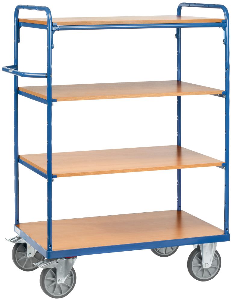 Produktbild FETRA Etagenwagen Transportwagen 8202 500kg 4 Böden 1000x700mm