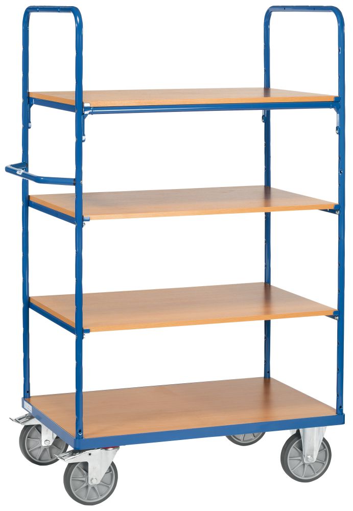 Produktbild FETRA Etagenwagen Transportwagen 8302 500kg 4 Böden 1000x700mm bild 1