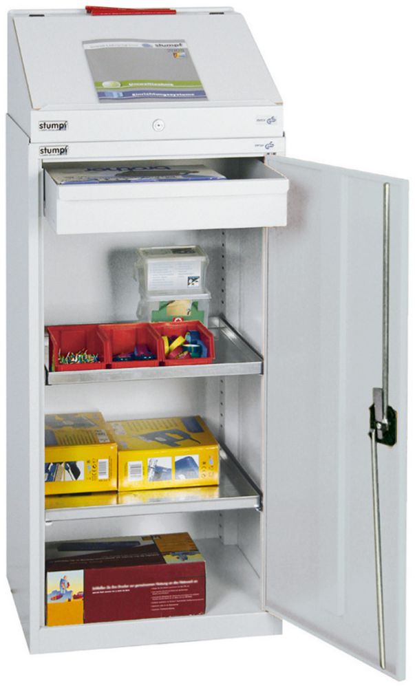 Produktbild Stumpf Materialschrank 2000 1210x500x500 grau / grau bild 1