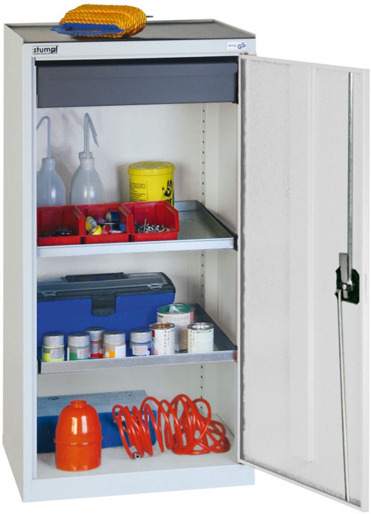 Produktbild Stumpf Werkzeugschrank 1 SL 2WA 1000x500x500 mm grau/blau bild 1