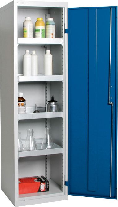 Produktbild Stumpf Umweltschrank BASIC 1800x500x500 blau - Innenansicht bild 2