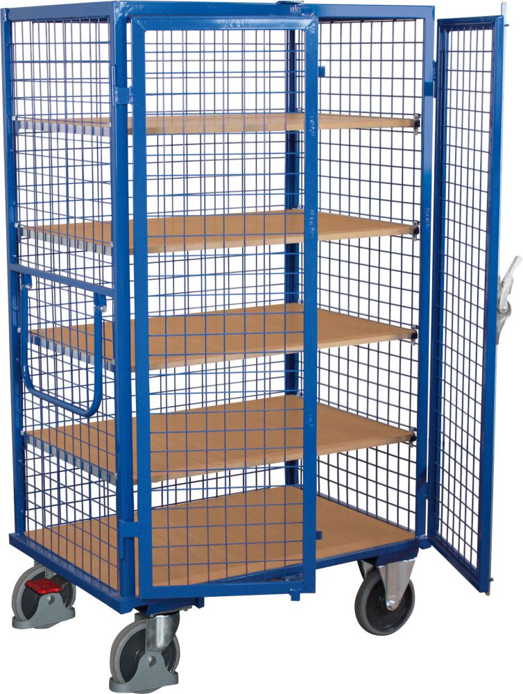 Produktbild Variofit Etagenwagen 500 kg 3 WandLad. 1200x780mm 5 Böden bild 1