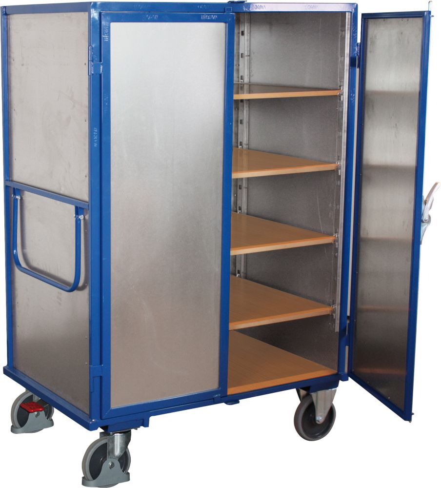 Produktbild Variofit Etagenwagen verz. Stahlbl.1200x780 Tür bild 1