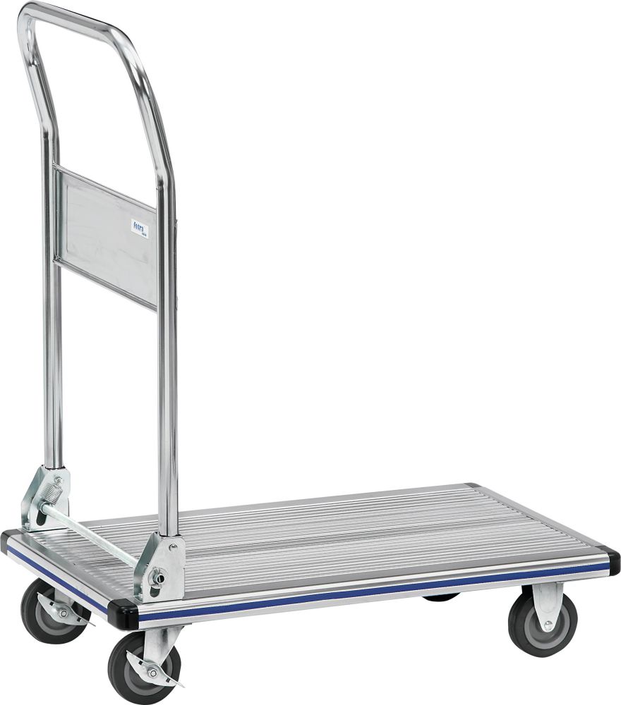 Produktbild FETRA Alu Plattformwagen Transportwagen 3120 Klappbügel 740x480 mm