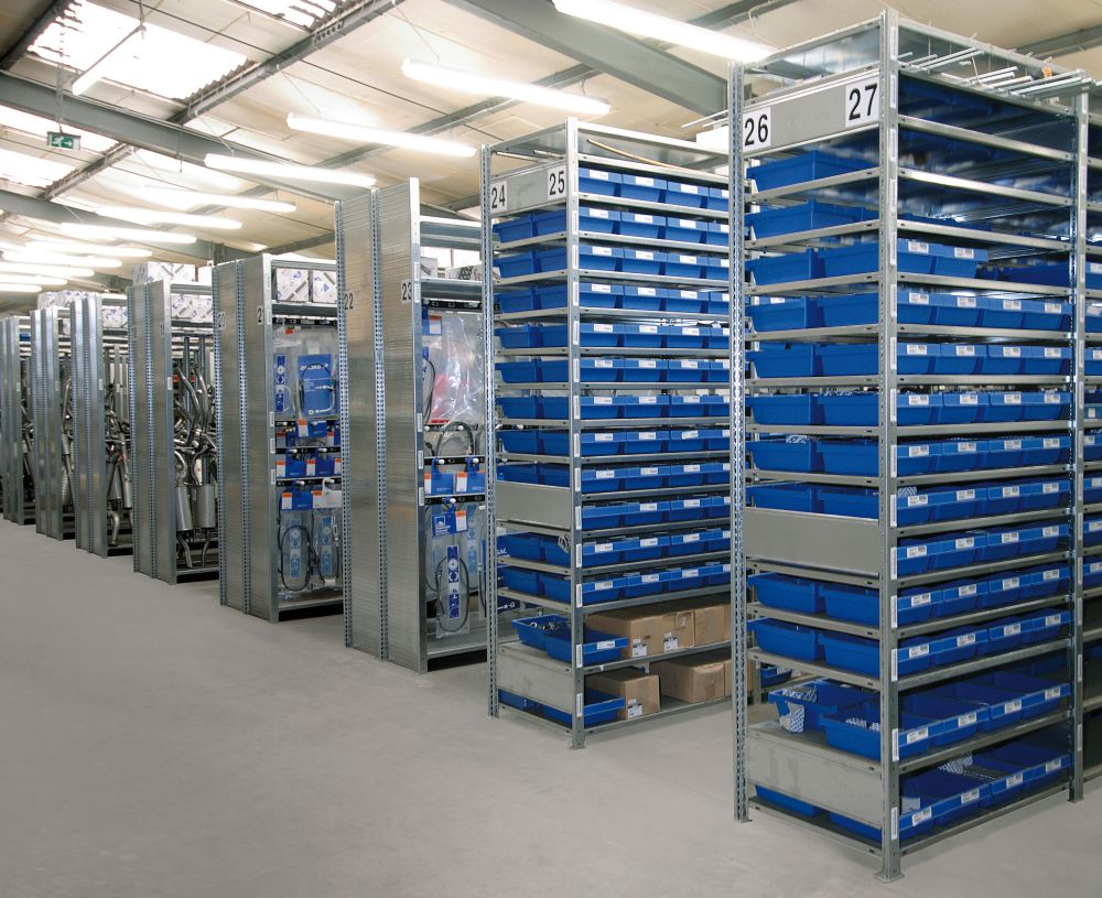 Produktbild SCHULTE Steckregal AR 330 kg 3000x1000x400mm 7Böd verz bild 1