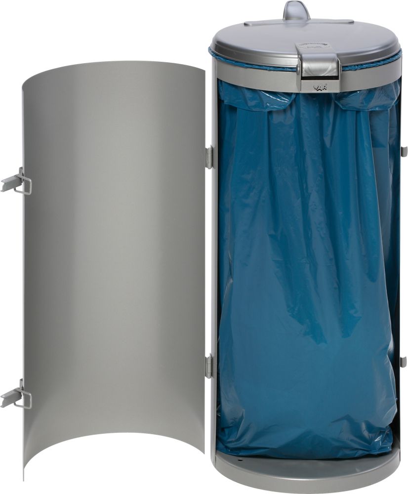 Produktbild Var Abfallsammler mit Tür 120 l weiß H 900 mm bild 1