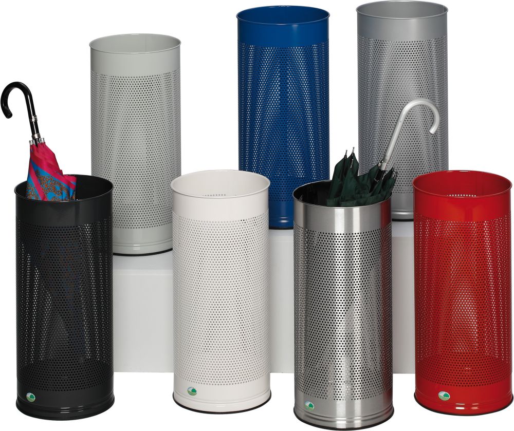 Produktbild Var Schirmständer lichtgrau gelocht H610, D270 mm