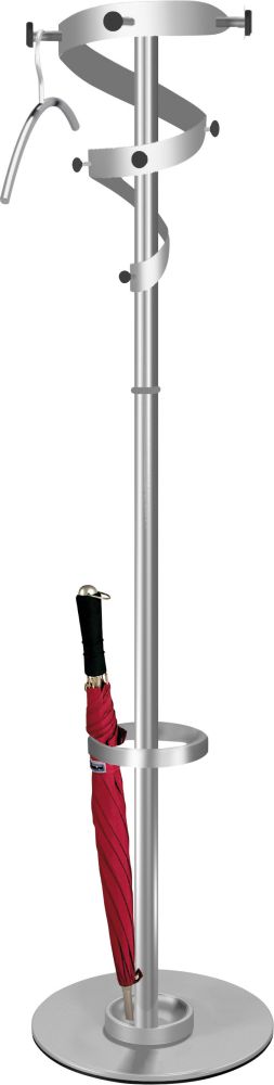 Produktbild Kerkmann Standgarderobe 8Ha Schirmh. 390xH1750mm alusi.