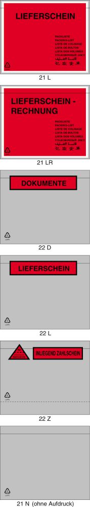 Produktbild Banholzer u. Wenz Begleitpapiertaschen 1000C6 einsprachig bild 2