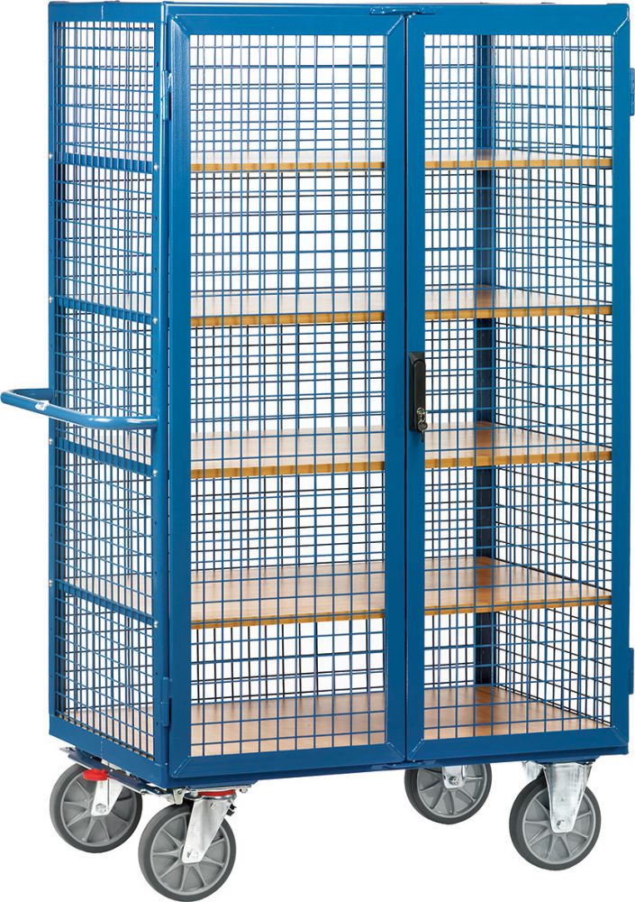 Produktbild FETRA Kastenwagen Transportwagen 5392 1000x680mm Gitter Riegel