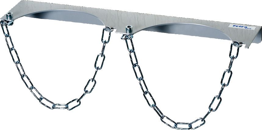 Produktbild FETRA Stahlflaschen-Wandhalter 2x D230mm