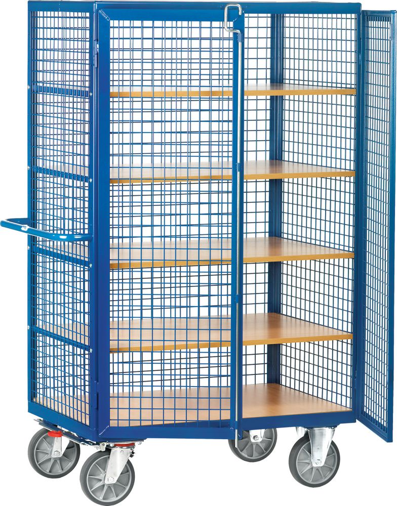 Produktbild FETRA Kastenwagen Transportwagen 4392 1000x680mm Gitter Stange