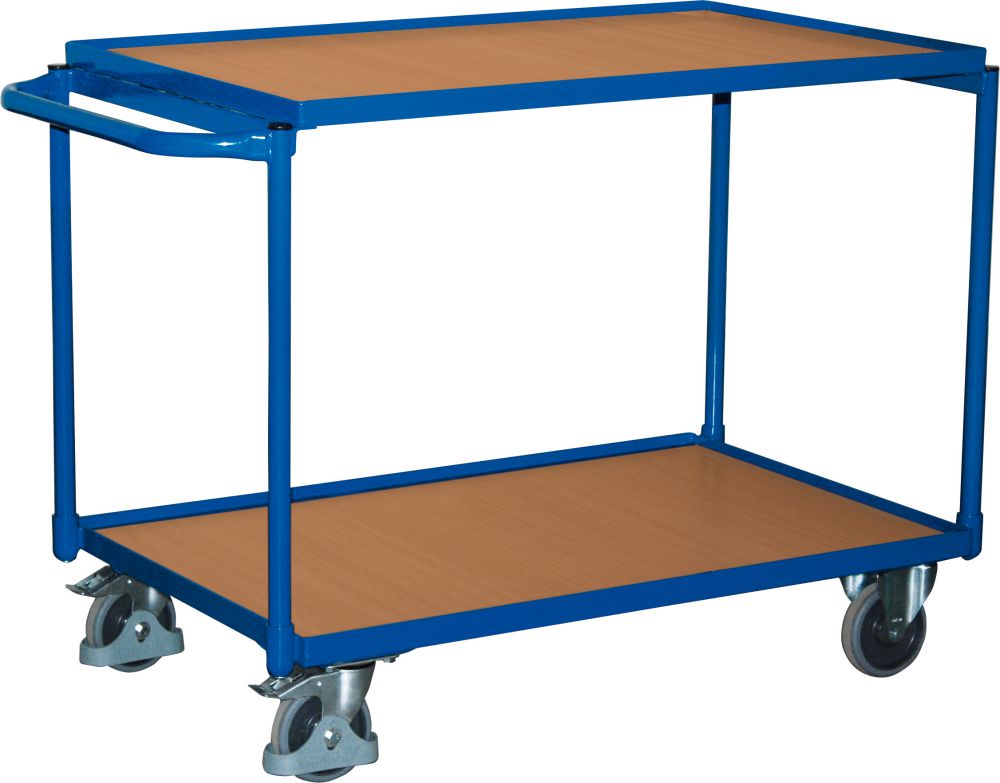 Produktbild Variofit Tischwagen 1000x600 2 Ladefl.Griff waag.