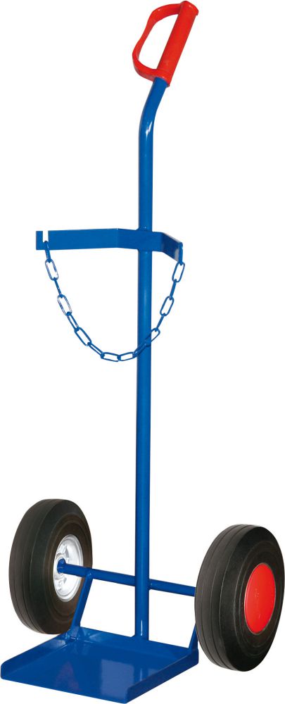 Produktbild Variofit Stahlflaschenkarre 100 kg1x20-50 l Gummiräder bild 1