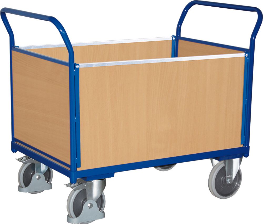 Produktbild Variofit Vierwandwagen 500 kg 1000 x 650 mm Holzwände