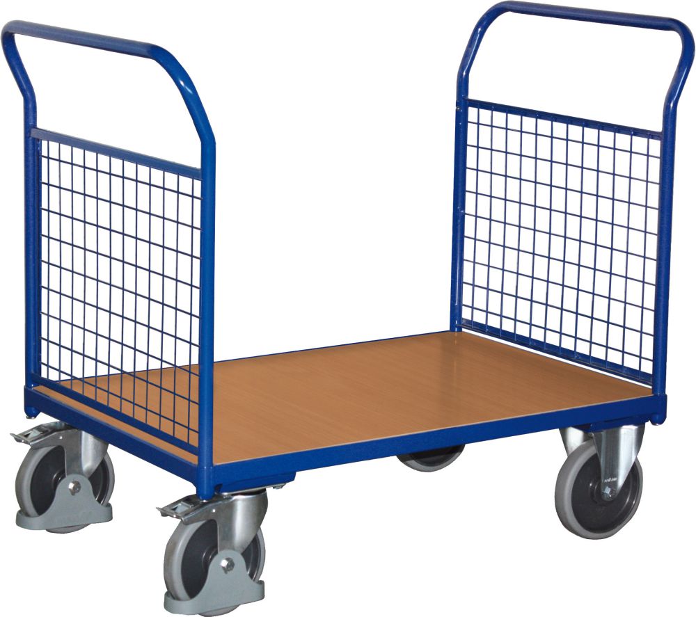 Produktbild Variofit Doppel-Stirnwandwagen 500 kg 1000x600 mm Draht bild 1