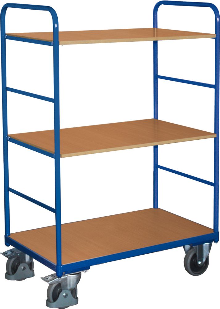 Produktbild Variofit Etagenwagen 250 kg 2 Wand850x500 mm 3 Böden