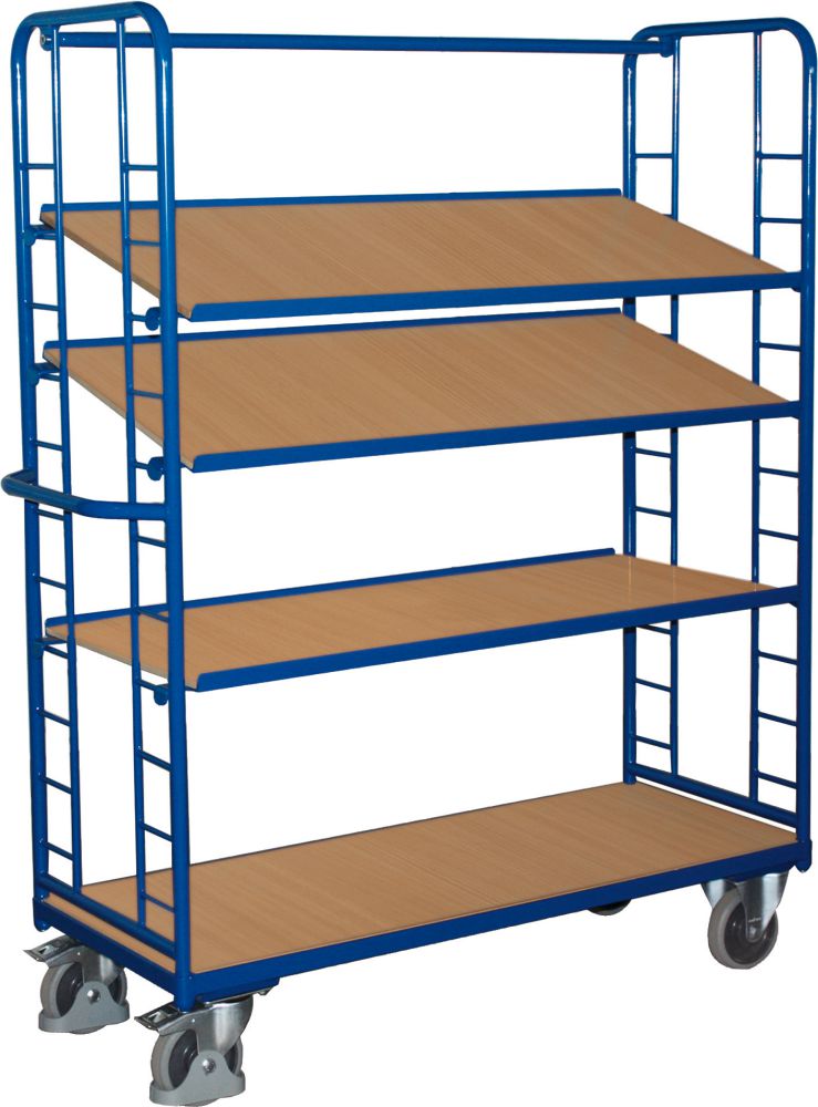 Produktbild Variofit Etagenwagen 400 kg 2 Wand1570x640x1555 mm 4 Böden bild 1