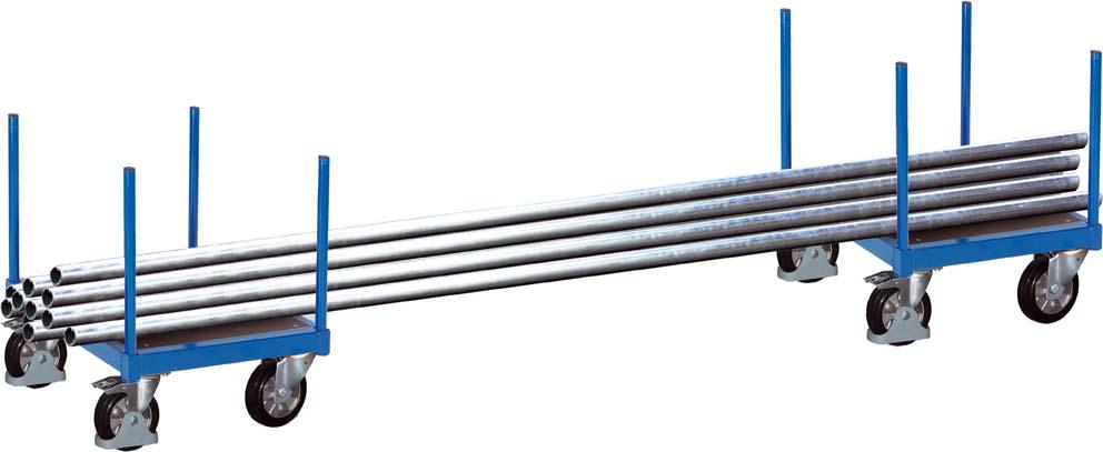 Produktbild Variofit Langmaterialroller 1200kg700x700 mm Gummiräder bild 2