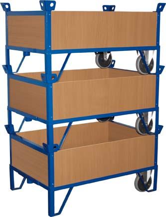 Produktbild Variofit Rollplatte 500 kg 1000x700 mm mit 4 Wände bild 2