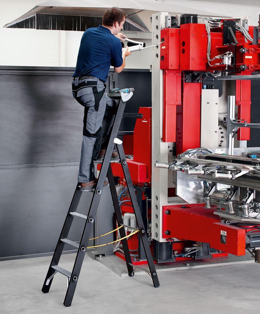 Produktbild ZARGES Megastep S Z600 Sprossen 1x3 Arbeitshöhe 2,80m