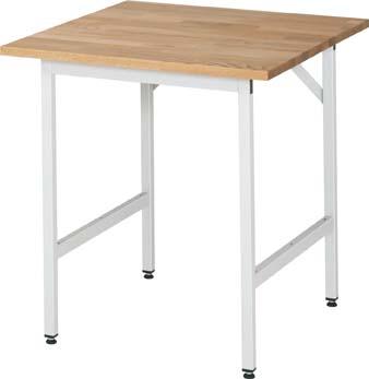 Produktbild Rau Grundtisch Arbeitstisch Serie Jerry Buche Platte Breite 750 mm