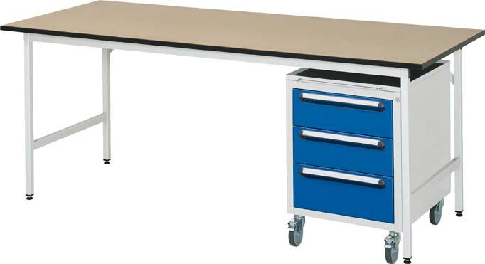 Produktbild Rau Grundtisch Arbeitstisch Serie Jerry MDF Platte Breite 2000 mm