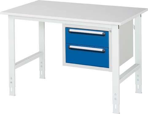 Produktbild RAU Grundtisch 6030, RAL7035 Melamin 750x1000mm