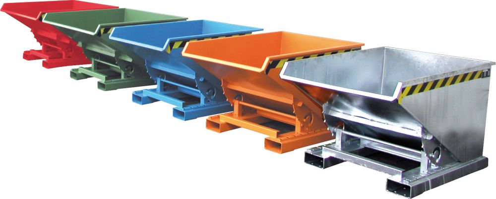 Produktbild Bauer Kippbehälter m. Abrollsys0, 6 , 1260x1070x835mm, lack