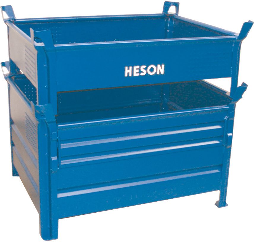 Produktbild Hesonwerk Stapelbehälter 0,5t,lack.1200x800x300mm,geschl. bild 1