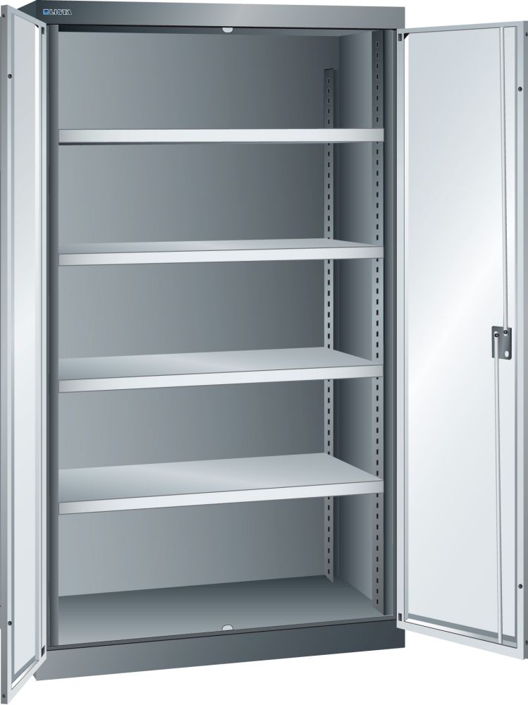 Produktbild LISTA Flügeltürschrank 1950 x 1100 x 641 mm mit 4 Verstellböden
