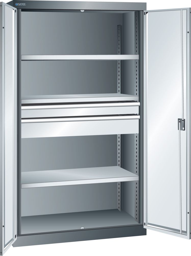 Produktbild LISTA Flügeltürschrank 1950 x 1100 x 641 mm 3 Verstellböden