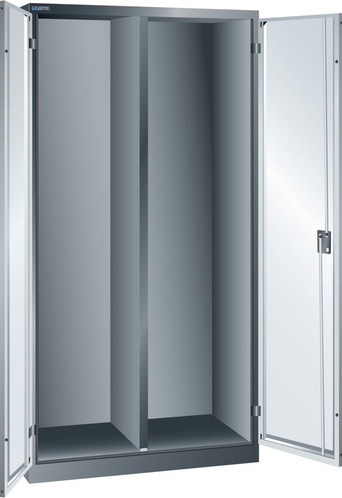 Produktbild LISTA Flügeltürschrank RAL 5012 mit den Maßen 1950 x 1000 x 580 mm