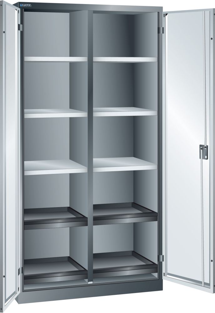 Produktbild LISTA Flügeltürschrank 1950 x 1000 x 580 mm RAL 5012