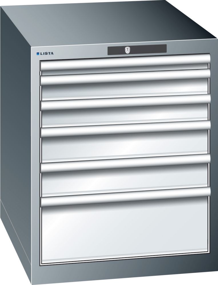 Produktbild LISTA Schubladenschrank 75 lg/lH700,6SL50/2x75,100/200 bild 1